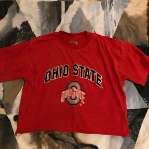 Ohio state crop top